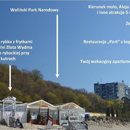 Maly Przytulny Apartament Z Widokiem Na Morze - Po Remoncie Daire Miedzyzdroje Dış mekan fotoğraf